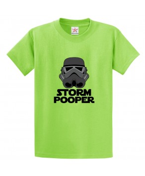 Storm Pooper Unisex Classic Kids and Adults T-Shirt For Sci-Fi Movie Fans